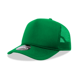 Decky 5 Panel Mid Profile Structured Foam Trucker | Decky 6025 Kelly Standard