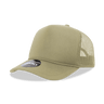 Decky 5 Panel Mid Profile Structured Foam Trucker | Decky 6025 Khaki Standard