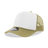 Decky 5 Panel Mid Profile Structured Foam Trucker | Decky 6025 Kha/Wht/Kha Standard