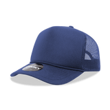 Decky 5 Panel Mid Profile Structured Foam Trucker | Decky 6025 Navy Standard