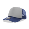 Decky 5 Panel Mid Profile Structured Foam Trucker | Decky 6025 Nvy/Gry/Nvy Standard
