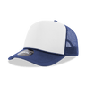 Decky 5 Panel Mid Profile Structured Foam Trucker | Decky 6025 Nvy/Wht/Nvy Standard
