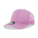 Decky 5 Panel Mid Profile Structured Foam Trucker | Decky 6025 Pink Standard