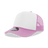 Decky 5 Panel Mid Profile Structured Foam Trucker | Decky 6025 Pnk/Wht/Pnk Standard
