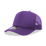 Decky 5 Panel Mid Profile Structured Foam Trucker | Decky 6025 Purple Standard