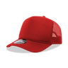 Decky 5 Panel Mid Profile Structured Foam Trucker | Decky 6025 Red Standard