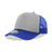 Decky 5 Panel Mid Profile Structured Foam Trucker | Decky 6025 Ryl/Gry/Ryl Standard