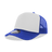Decky 5 Panel Mid Profile Structured Foam Trucker | Decky 6025 Ryl/Wht/Ryl Standard