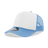 Decky 5 Panel Mid Profile Structured Foam Trucker | Decky 6025 Sky/Wht/Sky Standard