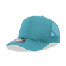 Decky 5 Panel Mid Profile Structured Foam Trucker | Decky 6025 Teal Standard