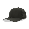 Decky 5 Panel Mid Profile Structured Perforated Performance Cap | Decky 6225 Black Black Hats