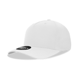 Decky 5 Panel Mid Profile Structured Performance Cap | Decky 6221 White White Hats