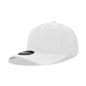 Decky 5 Panel Mid Profile Structured Performance Cap | Decky 6221 White White Hats