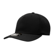 Decky 5 Panel Mid Profile Structured Polyester Cap | Decky 6038 Blacck Standard Hats