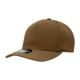 Decky 5 Panel Mid Profile Structured Polyester Cap | Decky 6038 Coyote Standard Hats