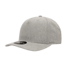 Decky 5 Panel Mid Profile Structured Polyester Cap | Decky 6038 Heather Grey Standard Hats