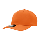 Decky 5 Panel Mid Profile Structured Polyester Cap | Decky 6038 Orange Standard Hats