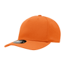Decky 5 Panel Mid Profile Structured Polyester Cap | Decky 6038 Orange Standard Hats