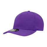 Decky 5 Panel Mid Profile Structured Polyester Cap | Decky 6038 Purple Standard Hats