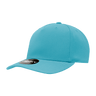 Decky 5 Panel Mid Profile Structured Polyester Cap | Decky 6038 Teal Standard Hats