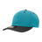 Decky 5 Panel Mid Profile Structured Polyester Cap | Decky 6038 Teal/Black Standard Hats