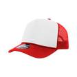 Decky 5 Panel Mid Profile Structured Two Tone Foam Trucker | Decky 210 Red OSFM