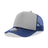 Decky 5 Panel Mid Profile Structured Two Tone Foam Trucker | Decky 212 Navy/Grey OSFM