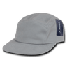Decky 5 Panel Racer Caps | Decky 985 Grey OSFM Hats