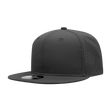 Decky 6 Panel High Prof Perforated Cap | Decky 6415 Black Standard