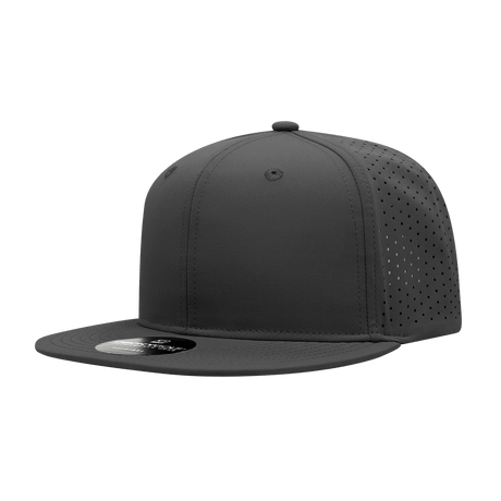 Decky 6 Panel High Prof Perforated Cap | Decky 6415 Black Standard