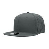 Decky 6 Panel High Prof Perforated Cap | Decky 6415 Charcoal Standard