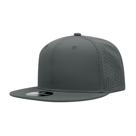 Decky 6 Panel High Prof Perforated Cap | Decky 6415 Charcoal Standard
