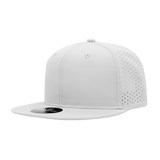 Decky 6 Panel High Prof Perforated Cap | Decky 6415 White Standard