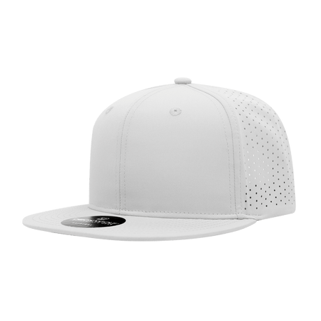 Decky 6 Panel High Prof Perforated Cap | Decky 6415 White Standard