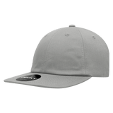 Decky 6 Panel High Profile Relaxed Cotton Snapback | Decky 370 Grey OSFM