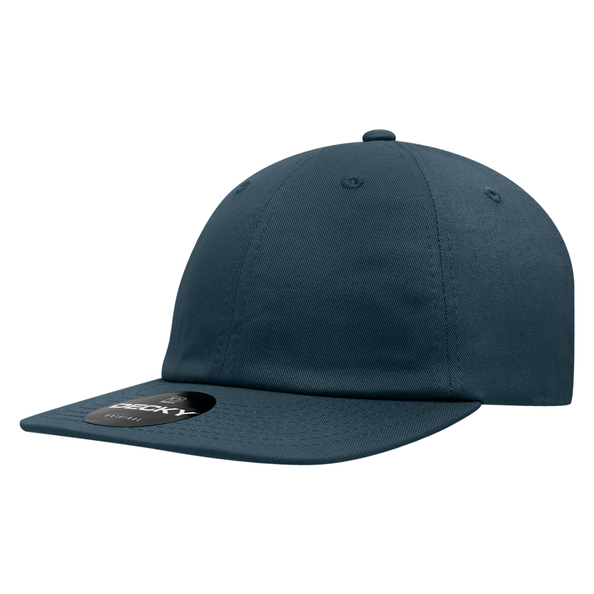 Decky 6 Panel High Profile Relaxed Cotton Snapback | Decky 370 Navy OSFM