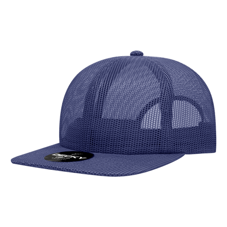 Decky 6 Panel High Profile Relaxed Mesh Trucker | Decky 6049 Navy Standard