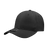 Decky 6 Panel High Profile Structured Acrylic/Polyester Fitted | Decky 402 Black 6 3/4