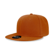 Decky 6 Panel High Profile Structured Acrylic/Polyester Snapback | Decky 6020 B Orange Standard