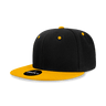 Decky 6 Panel High Profile Structured Acrylic/Polyester Snapback | Decky 6020 Black/Gold Standard