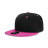 Decky 6 Panel High Profile Structured Acrylic/Polyester Snapback | Decky 6020 Black/HotPink Standard