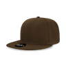 Decky 6 Panel High Profile Structured Acrylic/Polyester Snapback | Decky 6020 Brown Standard