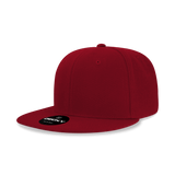Decky 6 Panel High Profile Structured Acrylic/Polyester Snapback | Decky 6020 Cardinal Standard