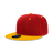 Decky 6 Panel High Profile Structured Acrylic/Polyester Snapback | Decky 6020 Cardinal/Gold Standard
