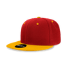 Decky 6 Panel High Profile Structured Acrylic/Polyester Snapback | Decky 6020 Cardinal/Gold Standard