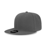 Decky 6 Panel High Profile Structured Acrylic/Polyester Snapback | Decky 6020 Charcoal Standard