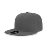 Decky 6 Panel High Profile Structured Acrylic/Polyester Snapback | Decky 6020 Charcoal Standard
