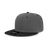 Decky 6 Panel High Profile Structured Acrylic/Polyester Snapback | Decky 6020 Charcoal/Black Standard