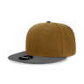 Decky 6 Panel High Profile Structured Acrylic/Polyester Snapback | Decky 6020 Coyote/Charcoal Standard