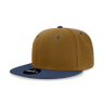 Decky 6 Panel High Profile Structured Acrylic/Polyester Snapback | Decky 6020 Coyote/Navy Standard